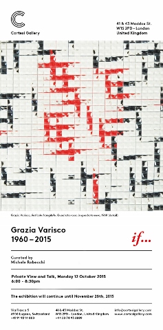 Grazia Varisco – If…